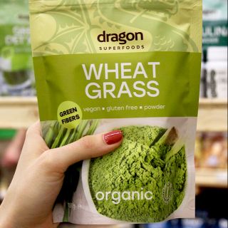 (Date mới nhât)Bột cỏ lúa mì hữu cơ Dragon Superfoods túi 150gr