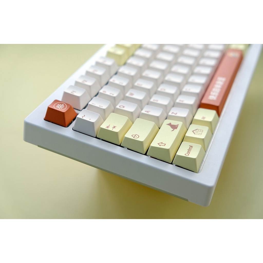 Keycap Shiba Inu Cho Bàn Phím Cơ Cherry Profile Chất Liệu Thick PBT In Dyesub 160 Phím | Gearbros