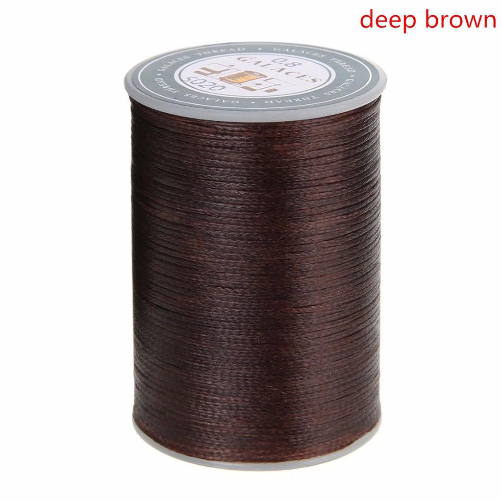 Cuộn dây sợi Polyester DIY may đồ da 0.8mm 90m