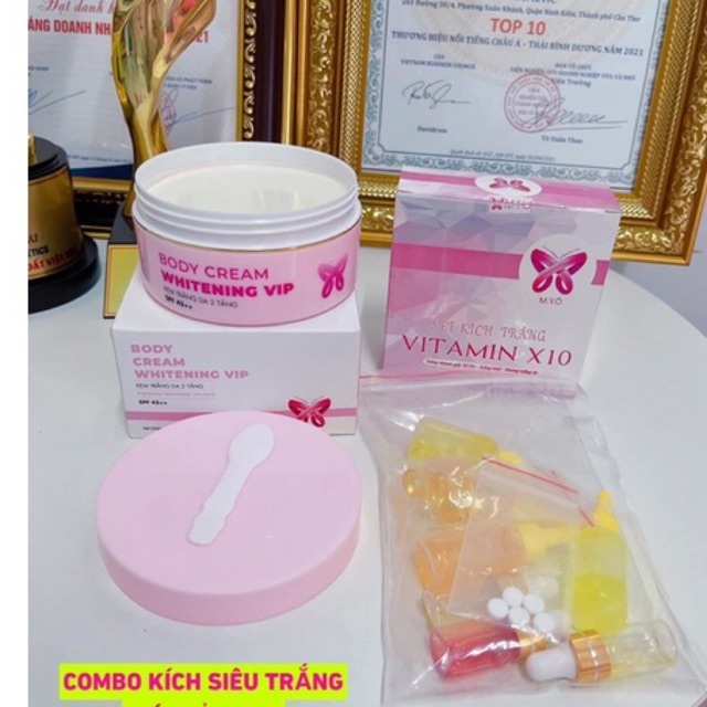 KEM BODY 2 TẦNG MYÔ và KÍCH TRẮNG