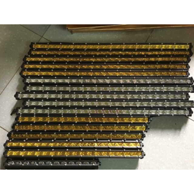 Đèn led bar đèn gầm 54cm ánh sáng vàng + trắng free ship