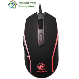 Chuột gaming có dây e-dra ems610bk rgb led đổi màu 1200 - 3200 dpi - bh 1 năm 1 đổi 1 - hoàng yến computer