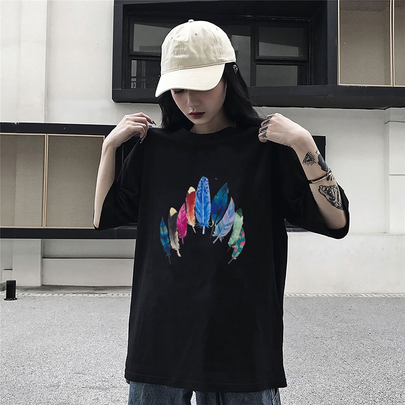 Áo Phông Nữ Cotton 100% In Hình 3D Cao Cấp Phong Cách - Áo Thun Gildan Nam Nữ Unisex Ngắn Tay Chất Mát Mùa Hè Szone PF45