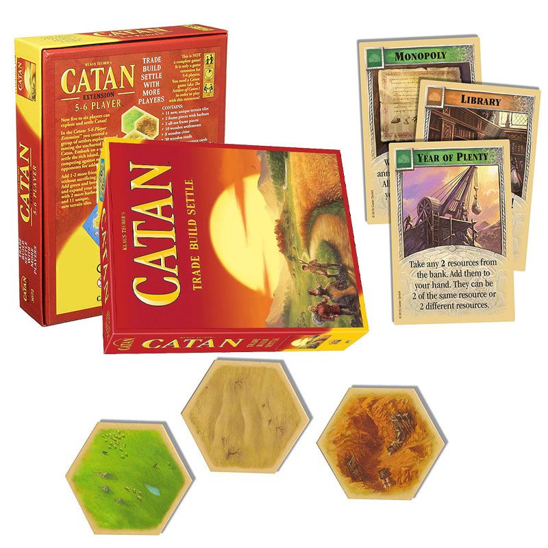 Bộ Đồ Chơi Board Game Catan Island 3-5 Người Lớn Và Gia Đình