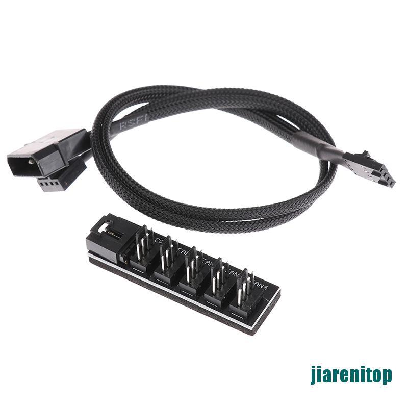 Cáp Chia Quạt Tản Nhiệt Pc Cpu 1 Female Sang 5 Male 4 Pin | BigBuy360 - bigbuy360.vn