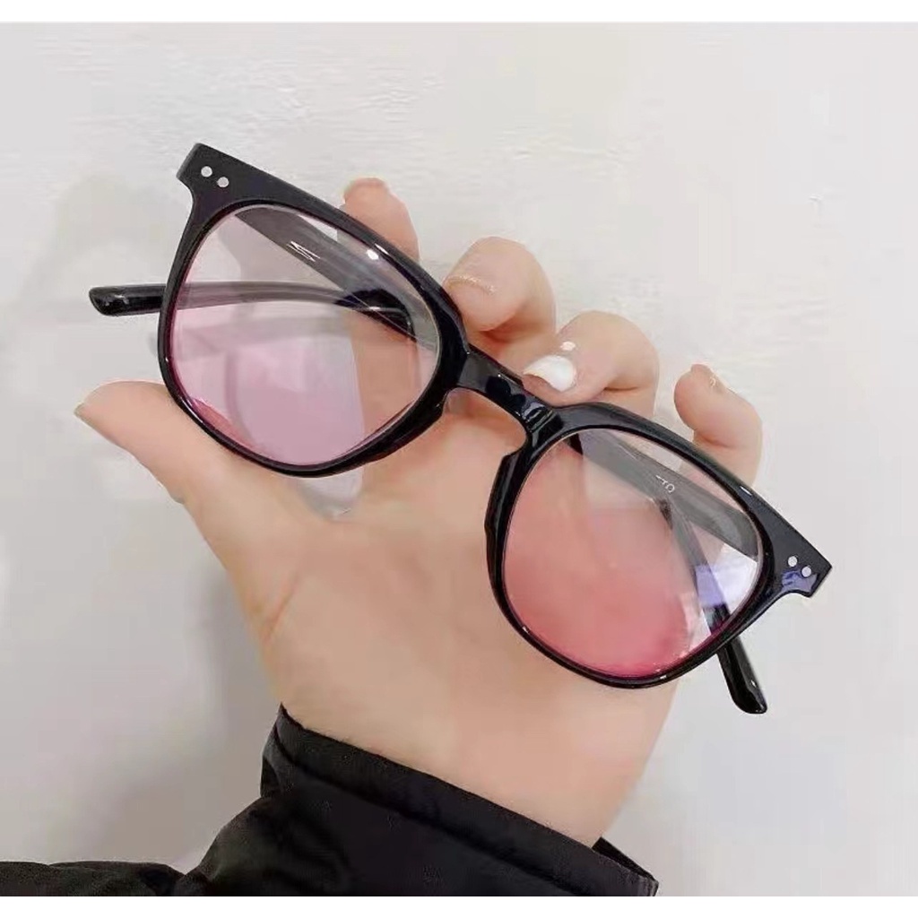 Kính Mát Gọng Đen Chống Bức Xạ Thời Trang Đi Biển Cho Nữ