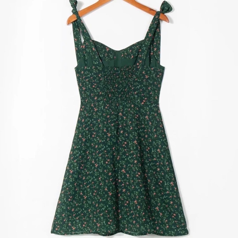 Order 15 ngày- Đầm hoa thắt dây bảng to