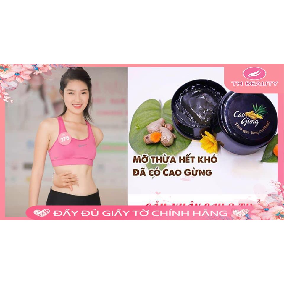 &lt;THẬT 100%&gt; Cao gừng tan mỡ bụng Cát Tường, vòng eo thon gọn