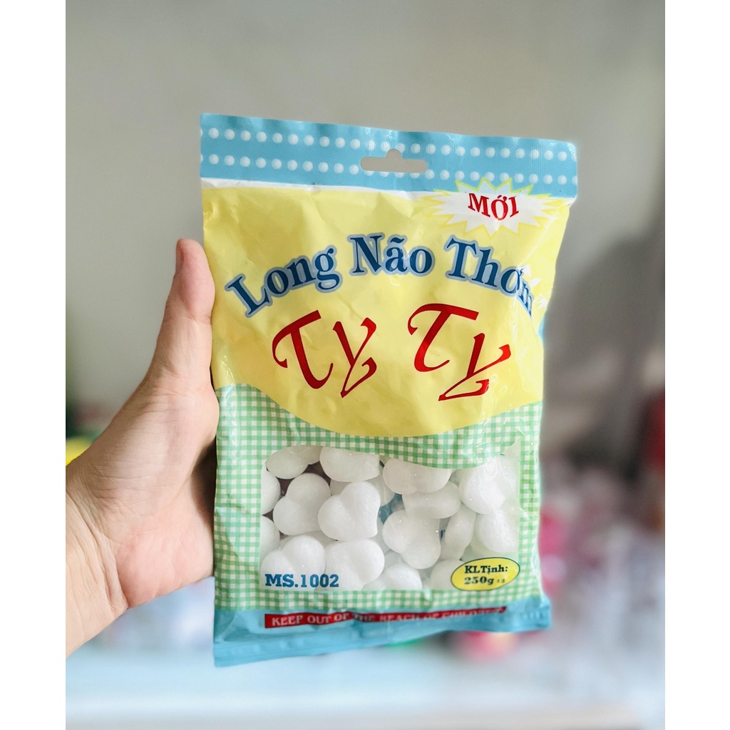 Túi Long não thơm Ty Ty 250g (viên hình trái tim màu trắng)