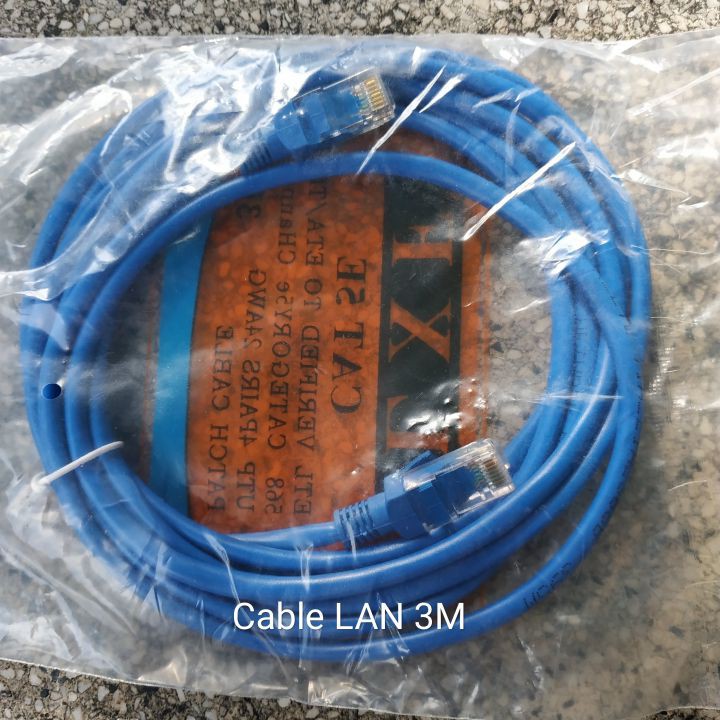 Cáp mạng LAN bấm sẵn 2 đầu RJ45 dài 3m - Cáp internet