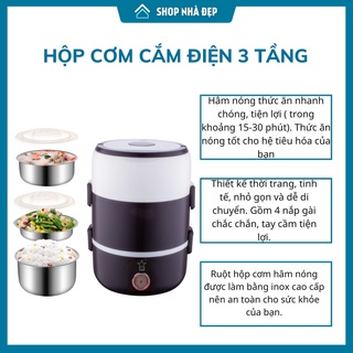 Hộp đựng cơm cắm điện giữ nhiệt văn phòng, Hộp cơm cắm điện văn phòng tiện lợi