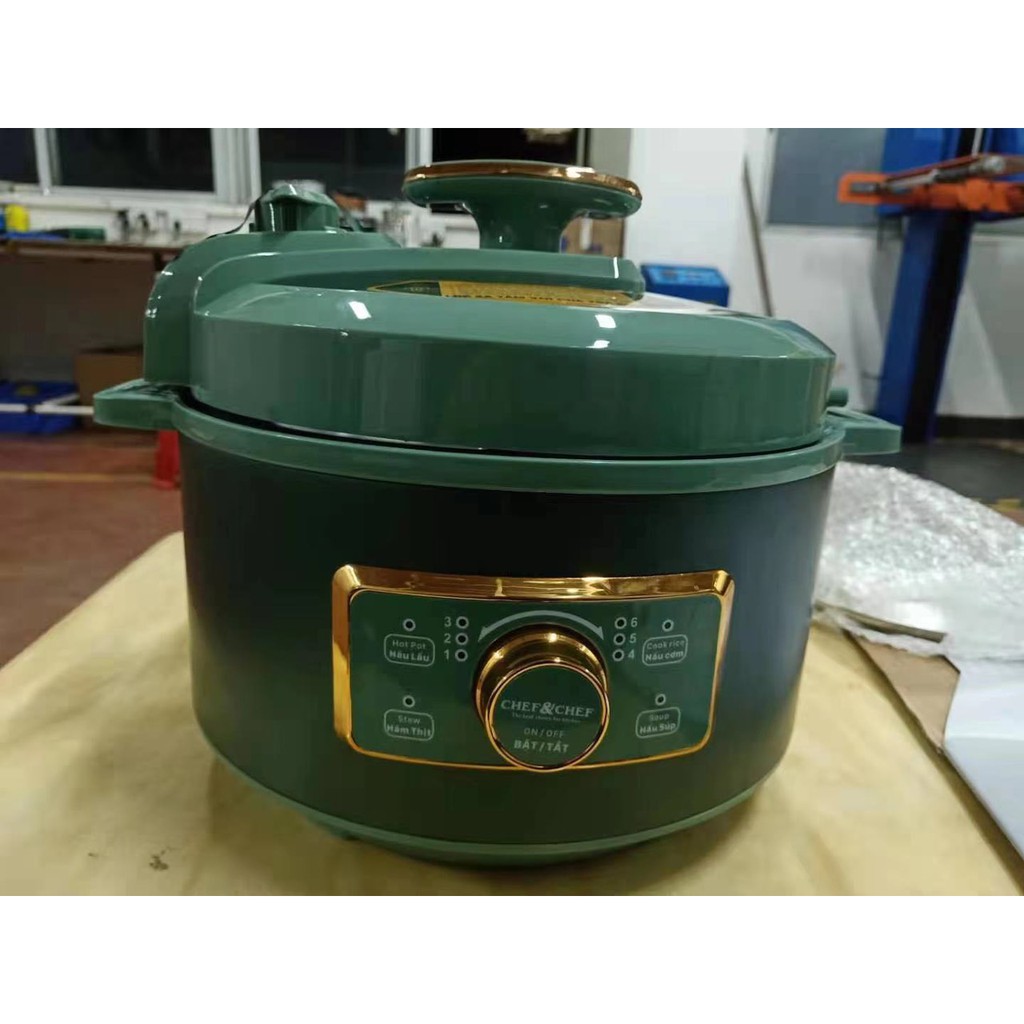 NỒI ÁP SUẤT ĐA NĂNG CHEF&amp;CHEF CH-689VN 4 LÍTCÔNG SUẤT LỚN 1300W