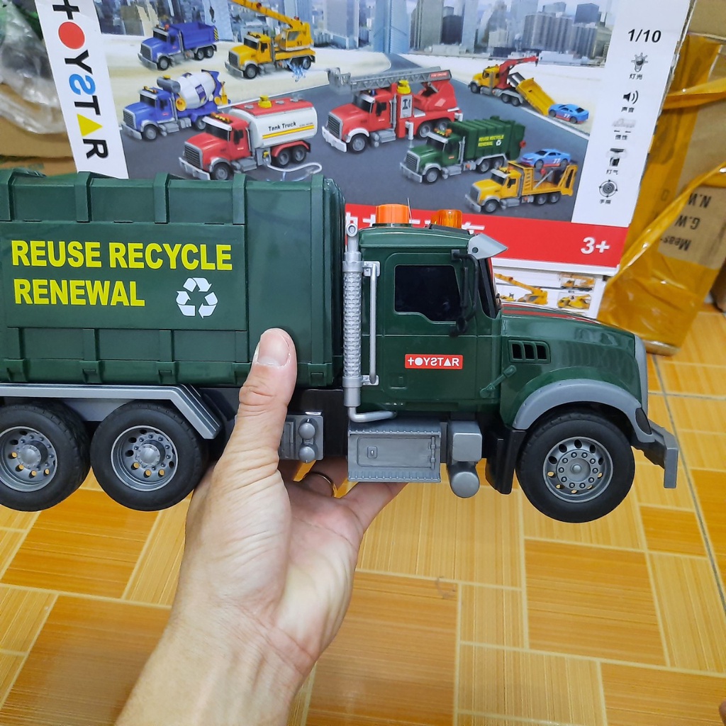 Xe ô tô chở rác cỡ lớn đồ chơi trẻ em hãng Toystar
