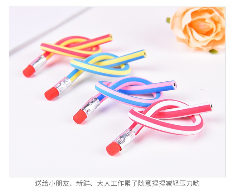 Bút Chì Mềm Gấp Gọn 18CM Cho Học Sinh