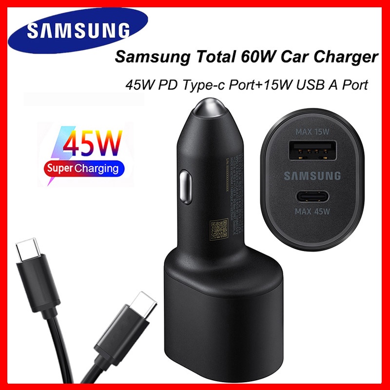 Củ Sạc Nhanh Cổng USB 60W 3A Type C PD QC Cho Samsung Galaxy S22 S21 S20 Note 20 Ultra S9