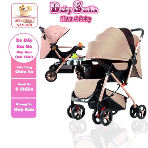 Xe Đẩy Em Bé Gấp gọn,Xe Đẩy Cho Bé Đi Dạo,Đi Du Lịch Ngoài Trời,Chống Nắng,Cao Cấp An Toàn Chất Lượng