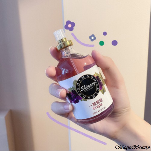 Nước Hoa Shimang Xịt Thơm Toàn Thân Shimang Hương Trái Cây Tự Nhiên Thơm Mát Ngọt Ngào 100Ml