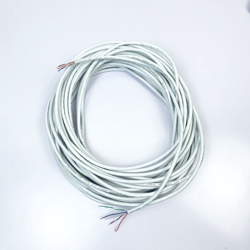 Dây Mạng Cat6 Bấm Sẵn 2 Đầu Tặng Dây Thít Nhựa Bán theo Mét