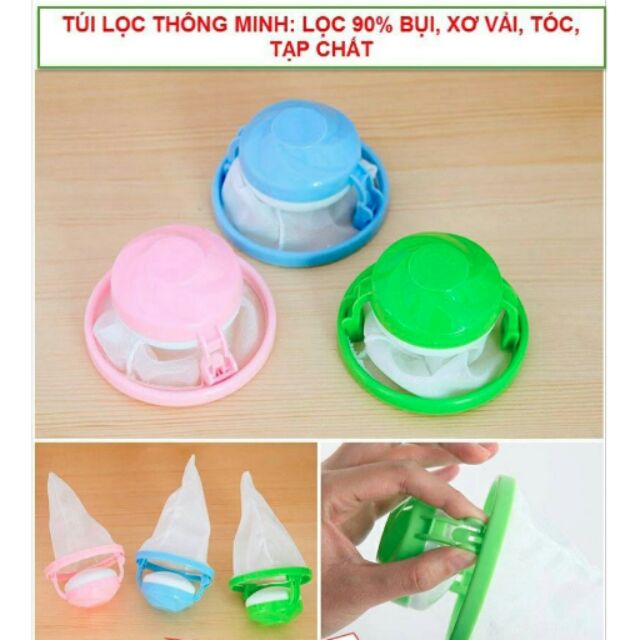 Phao lọc cặn bẩn máy giặt thông minh