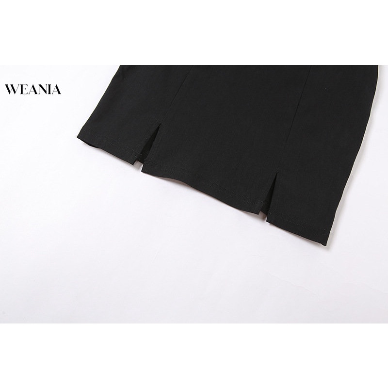 Đầm Dáng Ôm Hở Vai Xẻ Tà Màu Khối Thời Trang Dành Cho Bạn Nữ