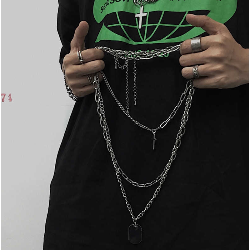 Dây chuyền nhiều lớp phong cách Hàn Quốc cá tính thời trang