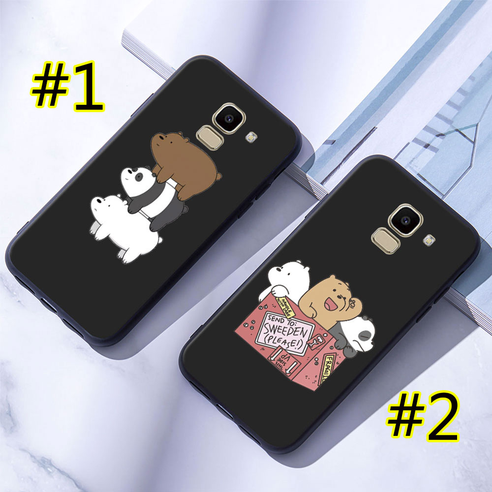Ốp điện thoại mềm in hình gấu đáng yêu cho Samsung Galaxy J2 Pro / J4 / J6 / J8 2018 Plus / J4 + / J6 +