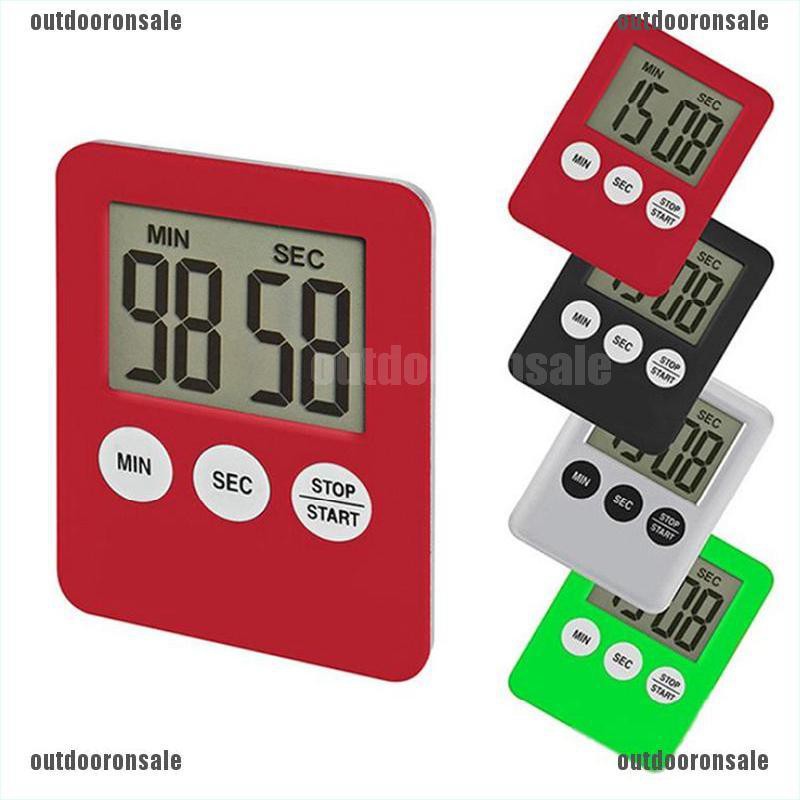 <ODOS> 1pc LCD Digital Screen Kitchen Timer Cooking Count Up Countdown Alarm Clock [hot]