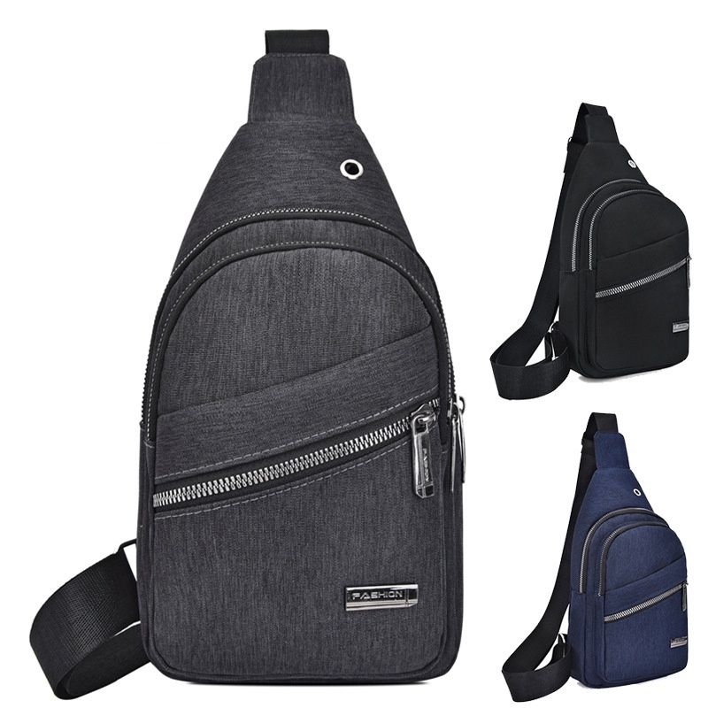 Túi đeo chéo ngực thời trang năng động nhiều màu tùy chọn cho nam