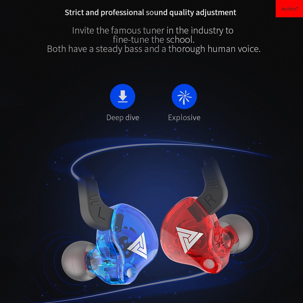 Tai Nghe Nhét Tai Chống Ồn Kèm Micro Qkz Ak6