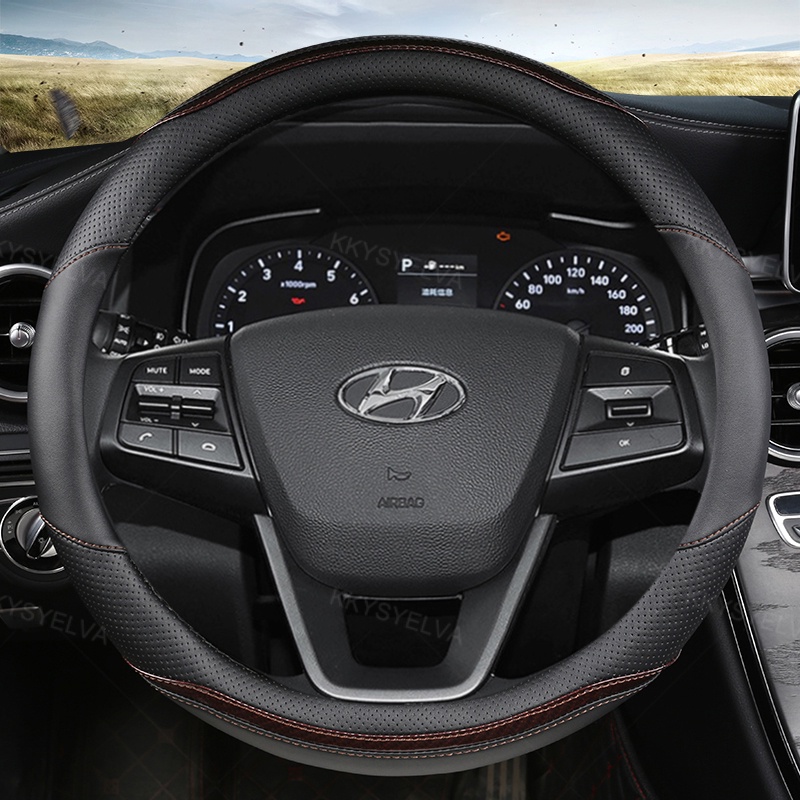 Bao Da Bọc Vô Lăng Xe Hơi Hyundai VENUE KONA TUCSON SANTA CRUZ SANTA FE Pralisade ACCENT ELANTRA SONATA 2022