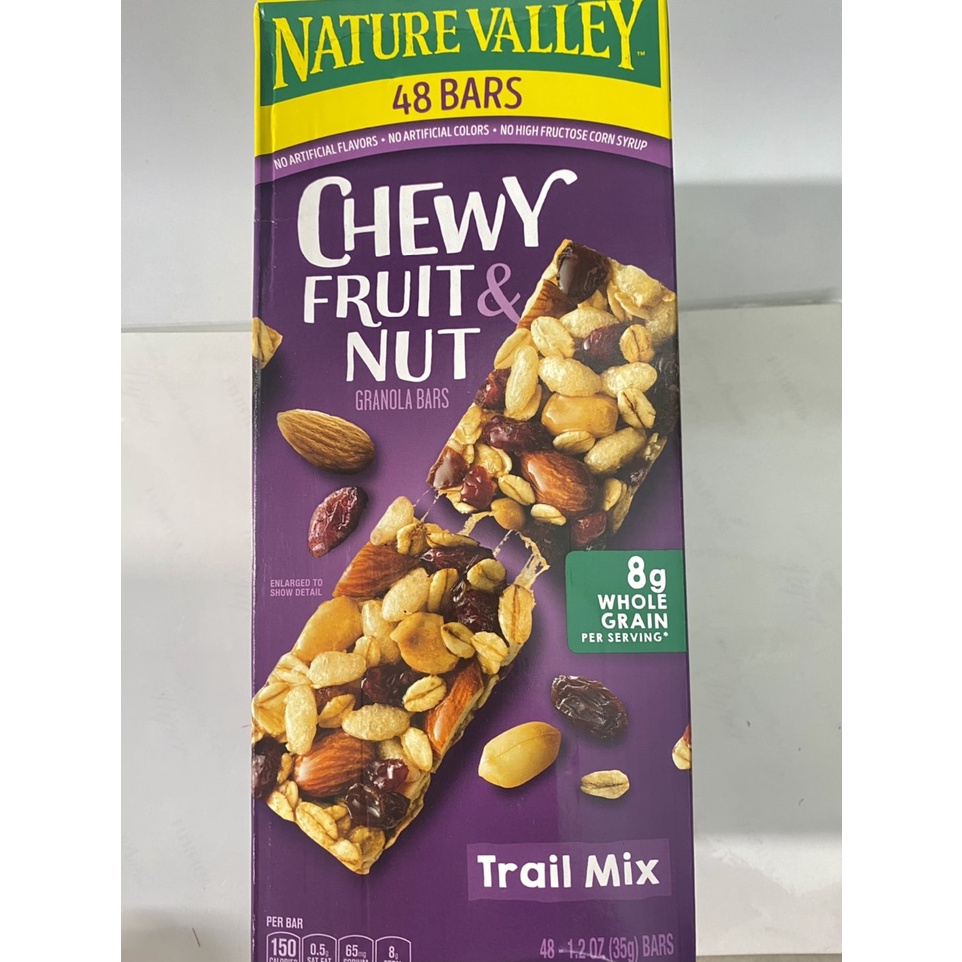 CHUẨN MỸ Thanh yến mạch Nature Valley Fruit & Nut Chewy Granola Bar,Trail thumbnail