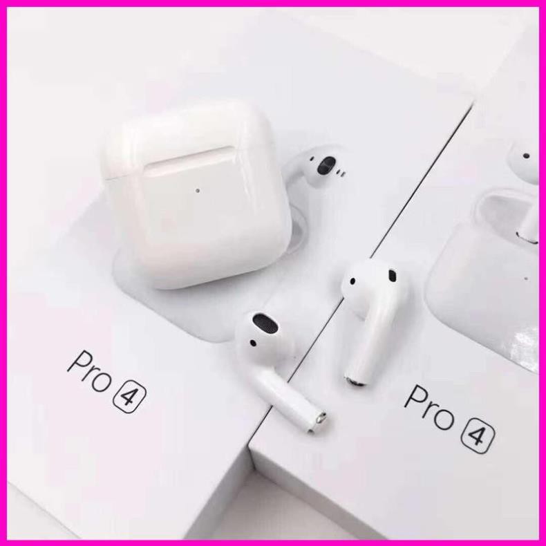 Tai nghe airpod pro 4 TWS 5.0 Blutooth Định vị đổi tên Âm Thanh Stereo Cực Chuẩn BH 1 Đổi 1 | BigBuy360 - bigbuy360.vn