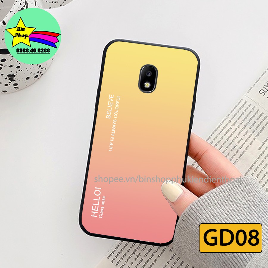 Ốp lưng kính Samsung J5 Pro - J7 Pro - J7 Plus - Ốp lưng điện thoại Samsung cao cấp, hình ảnh sắc nét.