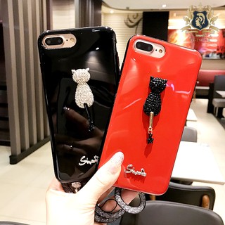 Ốp lưng iphone ốp lưng ip mèo đính đá ip6plus/6splus/7plus/8plus/ipx/ipxs