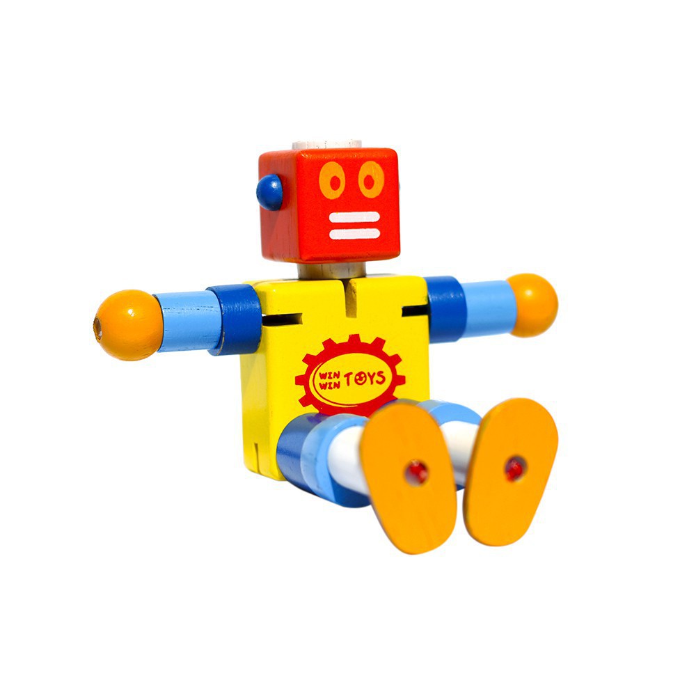 Cậu bé người máy - Đồ chơi gỗ thông minh Winwintoys cho bé