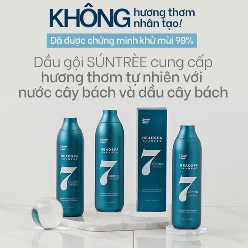 Dầu gội giảm rụng tóc HEADSPA7 Suntree Shampoo 300ml PRN005