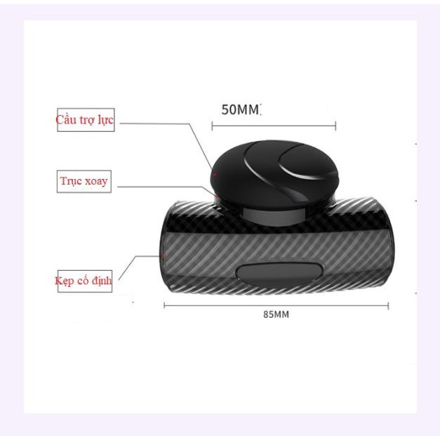 Dụng Cụ Trợ Lực Vô Lăng Spinner Carbon - Home and Garden