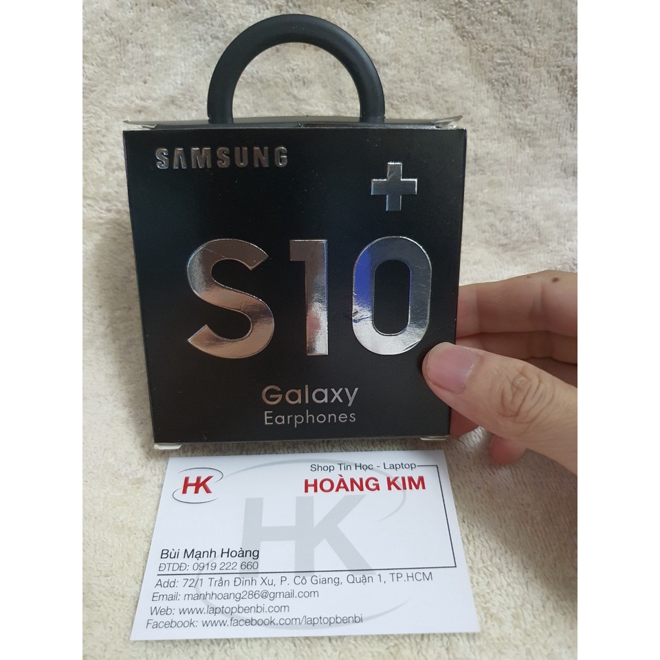 Tai nghe điện thoại samsung S10+, cổng 3.5mm