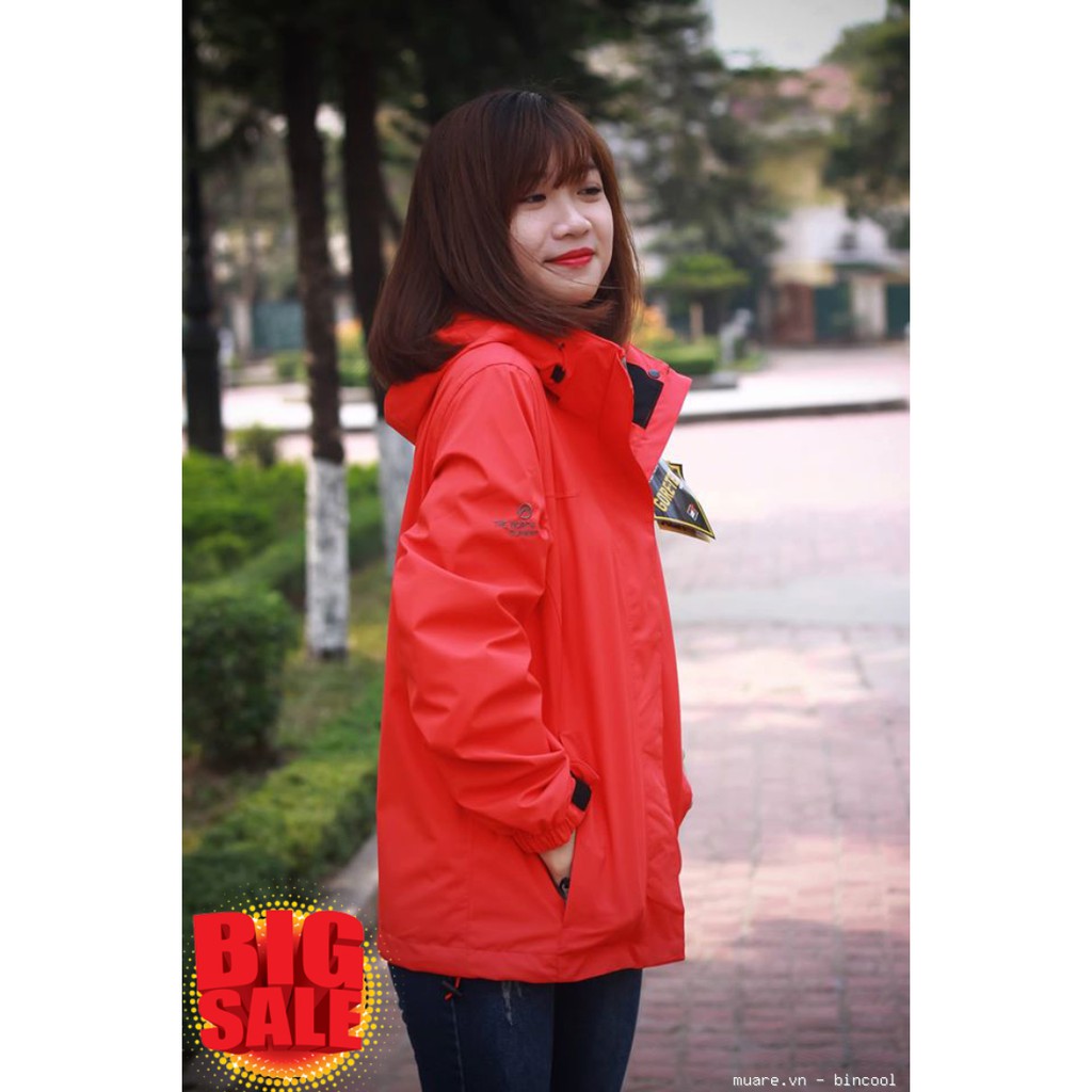 Áo khoác THE NORTHFACE 2 lớp màu trơn chống nước VNXK The north face