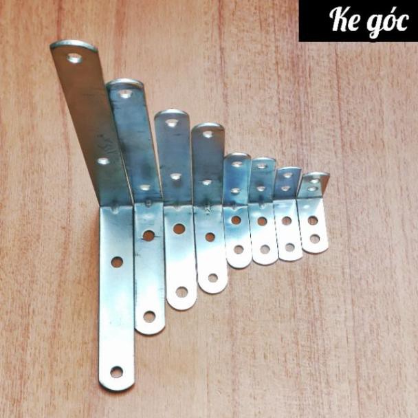 Bộ 20 pad góc vuông, ke góc vuông 5 x 8cm rộng 1.5cm. Chất liệu thép mạ kẽm