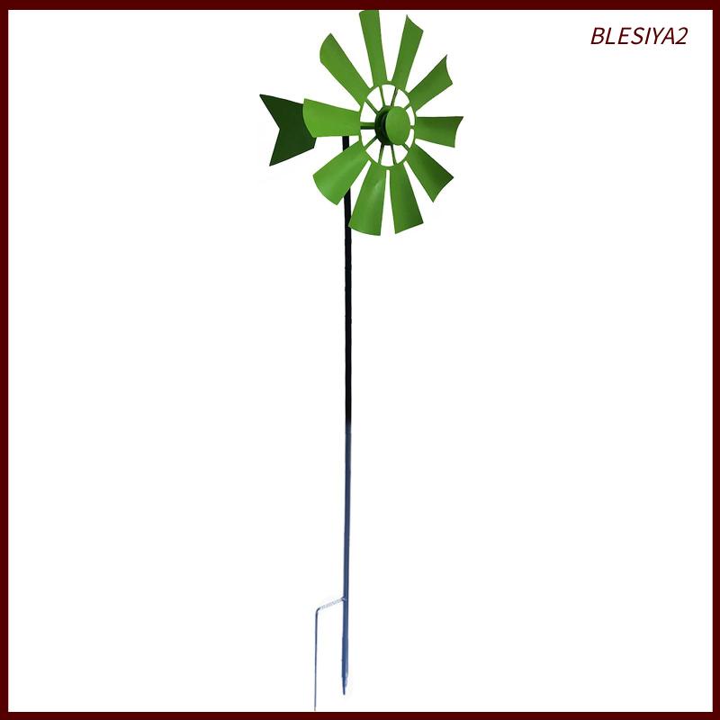 Metal Wind Spinner Garden Windmill Outdoor Yard Lawn Pinwheel Decor