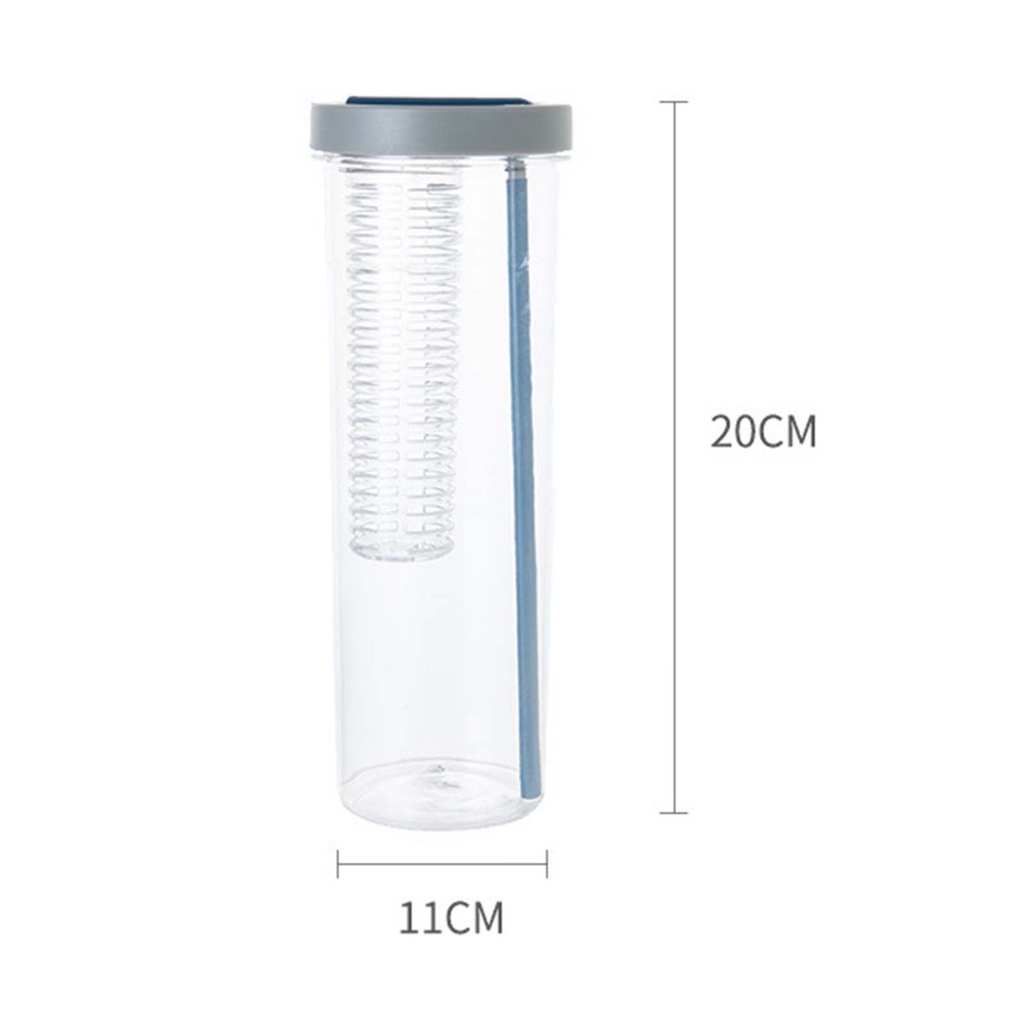 Bình Nước Thể Thao Bằng Nhựa Kèm Ống Hút Tiện Dụng