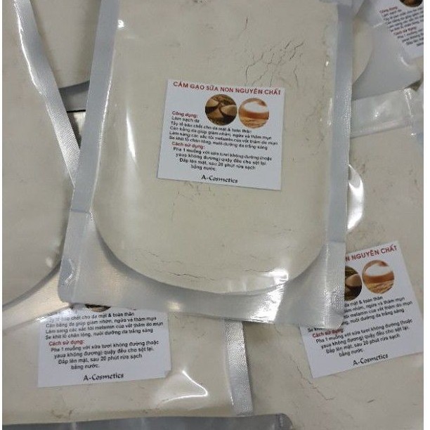 Cám gạo sữa non nguyên chất gói 100g