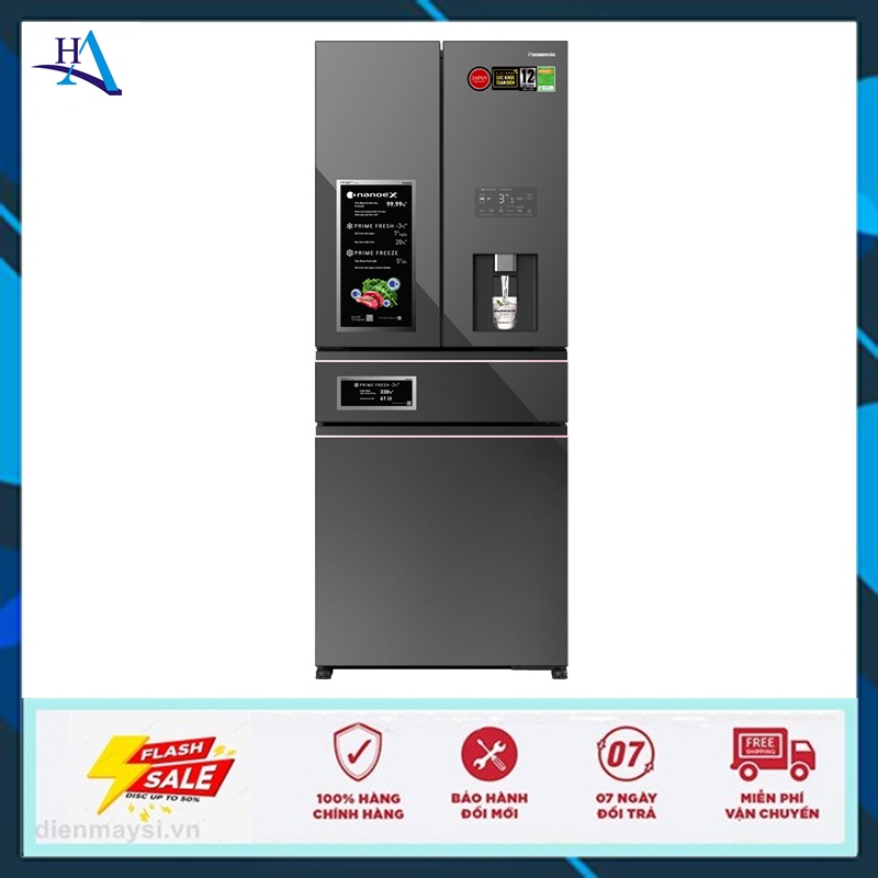 Tủ lạnh Panasonic Inverter 540 lít Multi Door  NR-YW590YMMV (Miễn phí giao tại HCM-ngoài tỉnh liên h