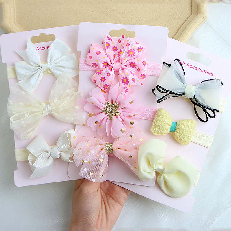 Set 3 Băng Đô Hoa Xinh Xắn Dành Cho Bé Gái