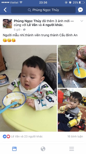 1kg Bột ăn dặm cho bé Cầu Bình An.