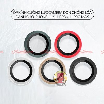 Dán Kính Cường lực bảo vệ viền camera 3 mắt rời cho iP 11 12 13 / mini / Pro / PROMAX / XR cứng chống trầy xước