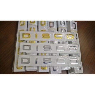 Chữ discovery 3d dán trang trí ô tô
