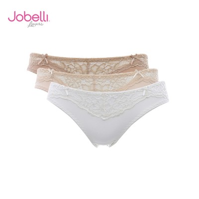 Quần lót nữ thun lạnh phối ren Jobelli [Combo 3] - 1358
