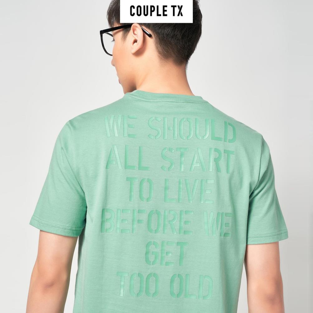 ' Áo Thun Nam In Thông Điệp Khám Phá Couple TX MTS 1021 ;